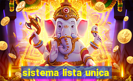 sistema lista unica